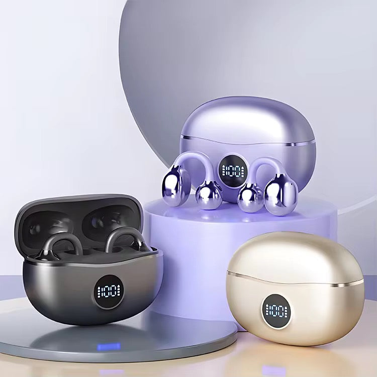 EARBUDS HIFI BASS Air Pod Écouteurs à pince sans fil avec affichage numérique
