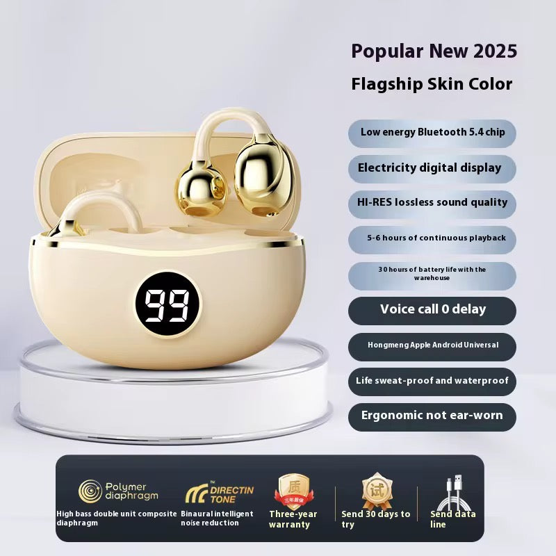 EARBUDS HIFI BASS Air Pod Écouteurs à pince sans fil avec affichage numérique