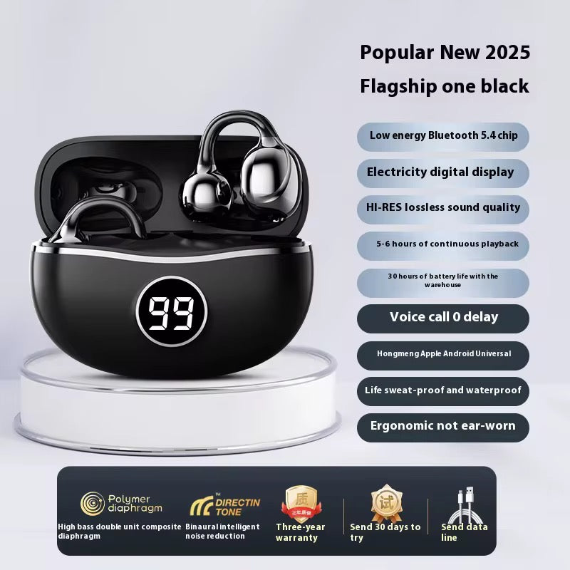 EARBUDS HIFI BASS Air Pod Écouteurs à pince sans fil avec affichage numérique