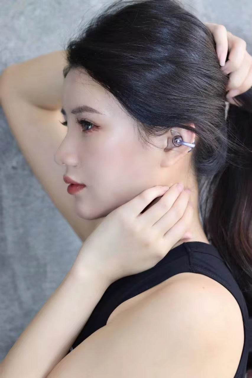 TWS BT Free Clip Air Pod Écouteurs à pince sans fil avec affichage numérique